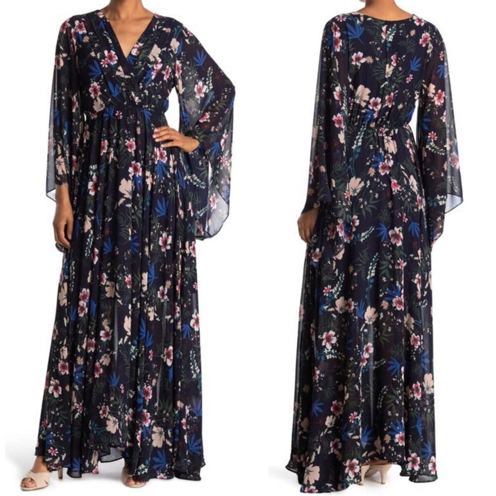 NWT Meghan LA Sunset‎ Maxi Dress
